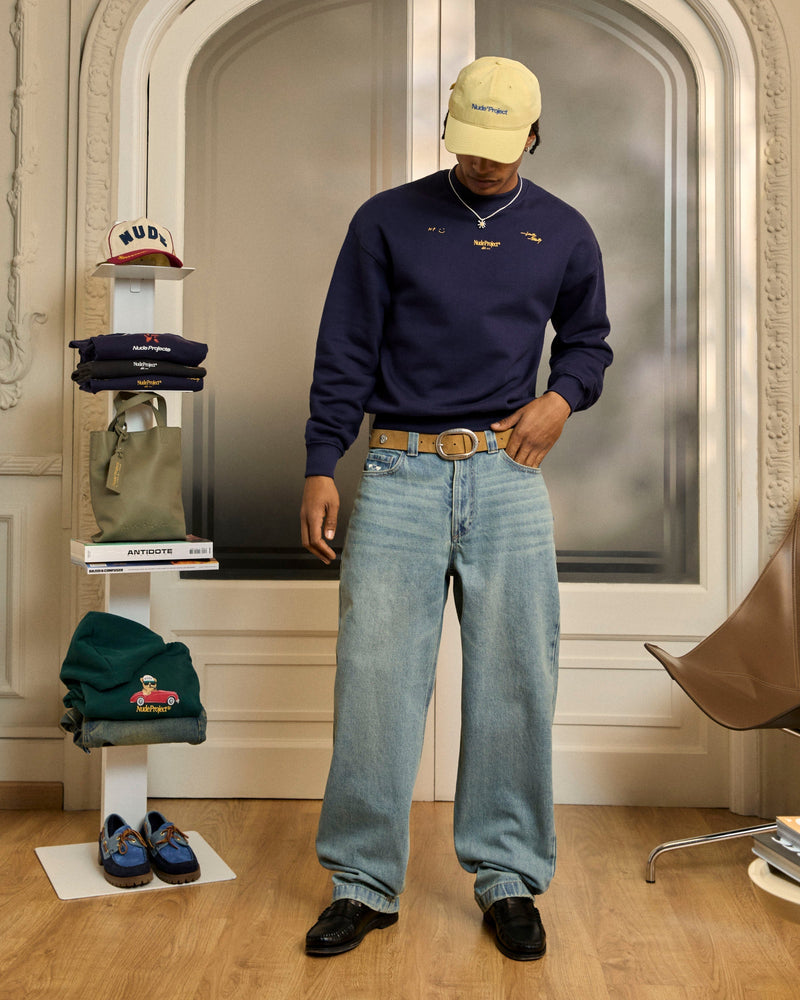 GLOBAL SOON SWEATSHIRT NAVY