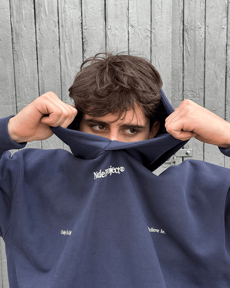 TIME HOODIE NAVY
