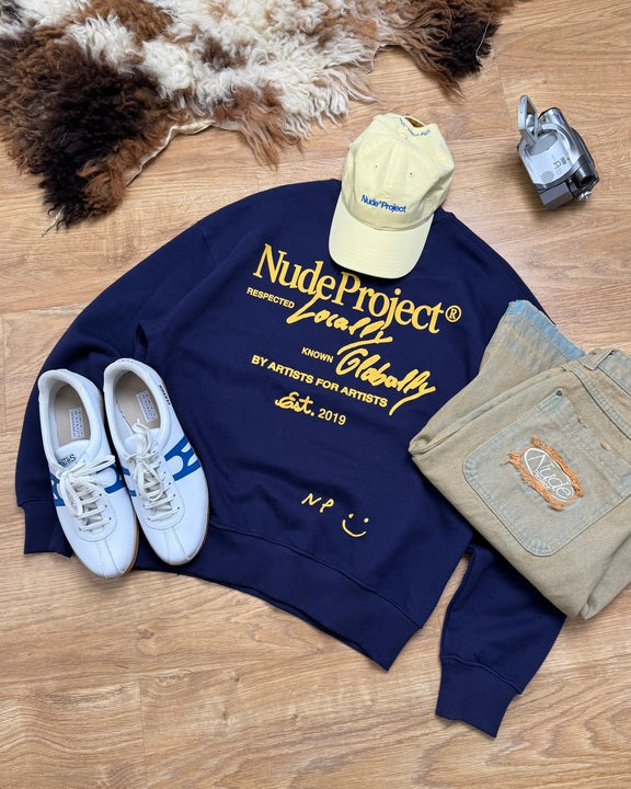 GLOBAL SOON SWEATSHIRT NAVY