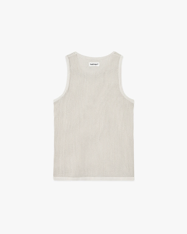 KNIT TANK TOP MARSHMALLOW