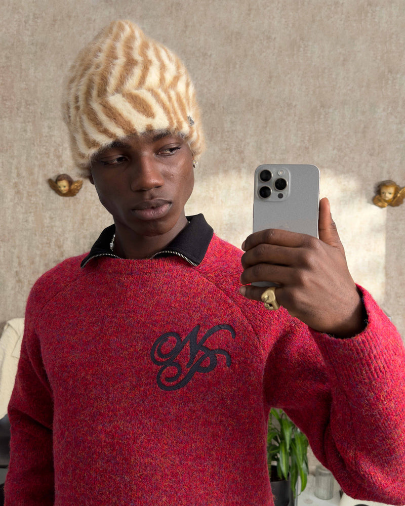 ANGORA BEANIE CREAM