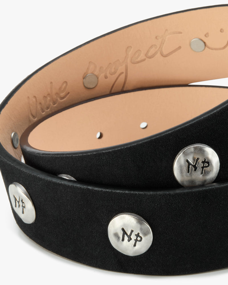 SUEDE BELT BLACK